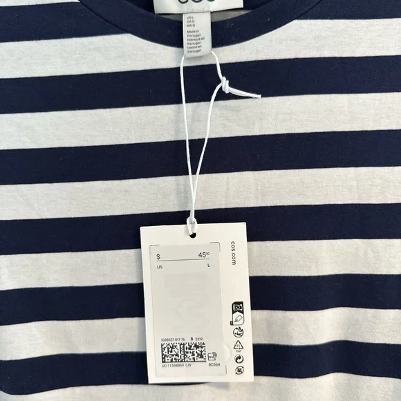 COS Striped Long Sleeve Shirt - Picture 4 of 5